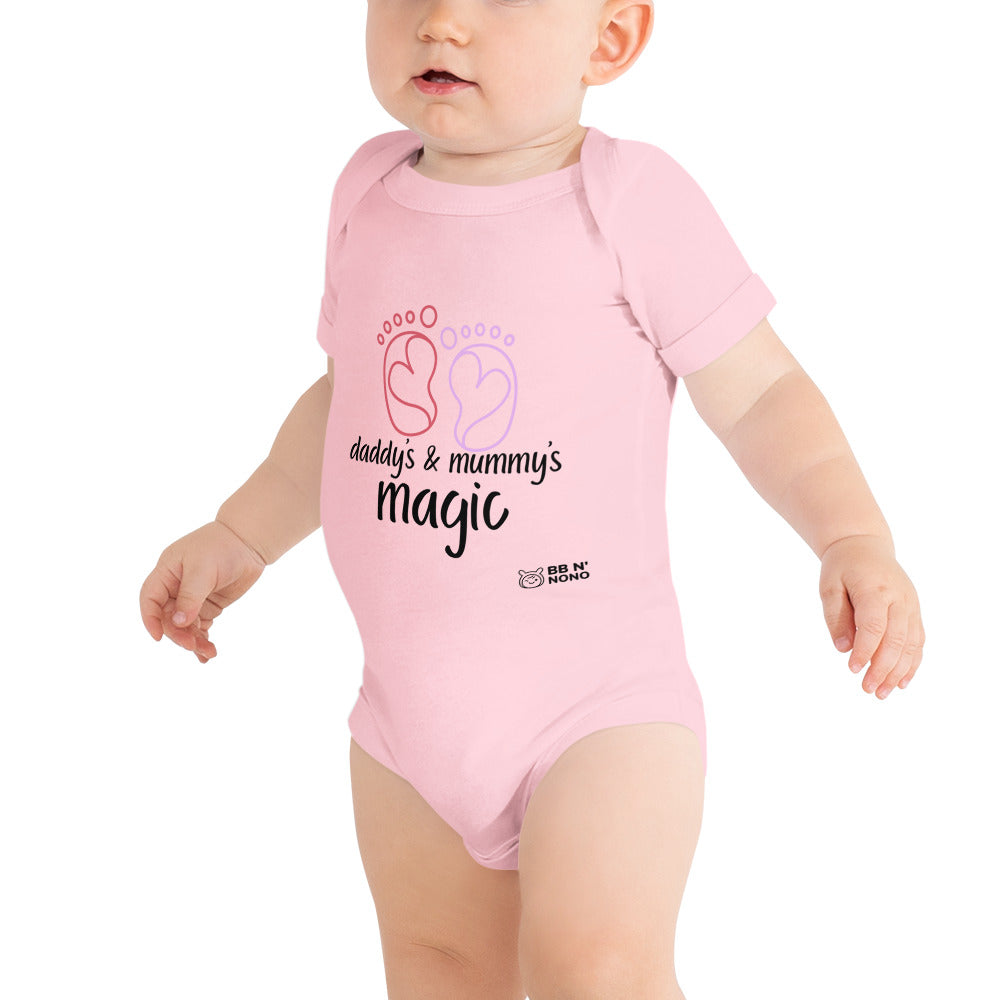 Daddy & Mummy's Magic - Baby short sleeve one piece