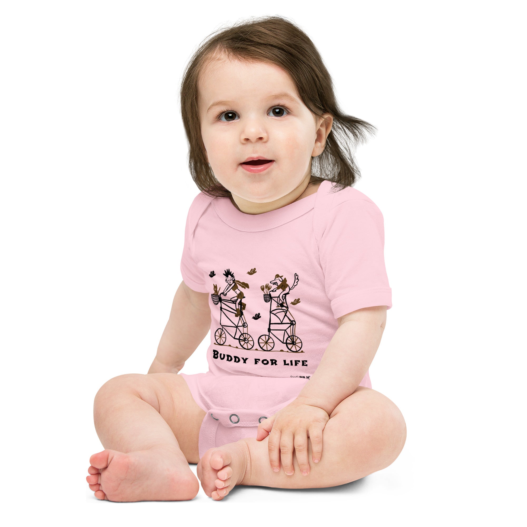 Buddy for life - Baby short sleeve one piece