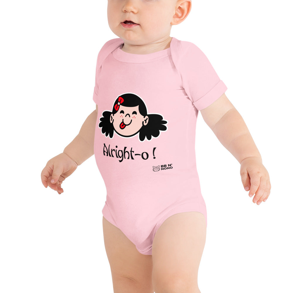 Alright-o! - Baby short sleeve one piece