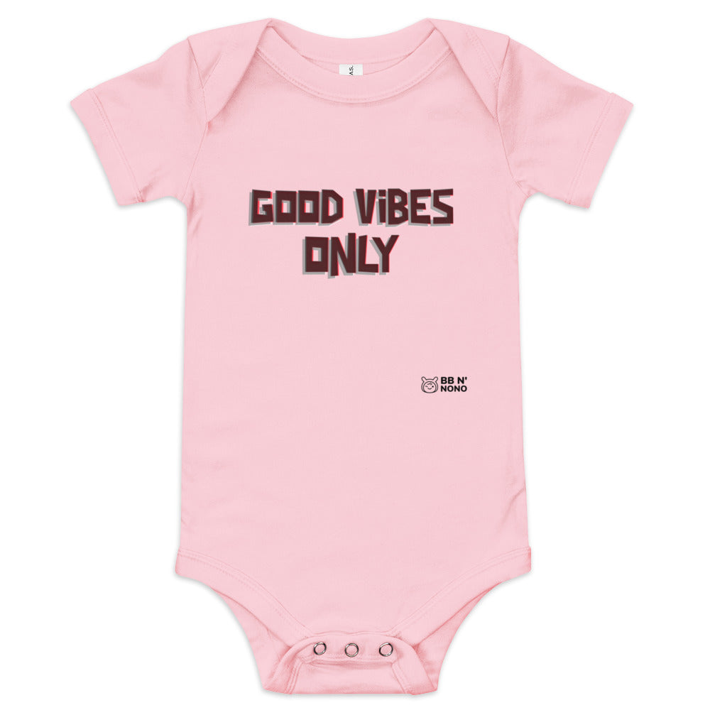 Good vibes only - Baby short sleeve one piece