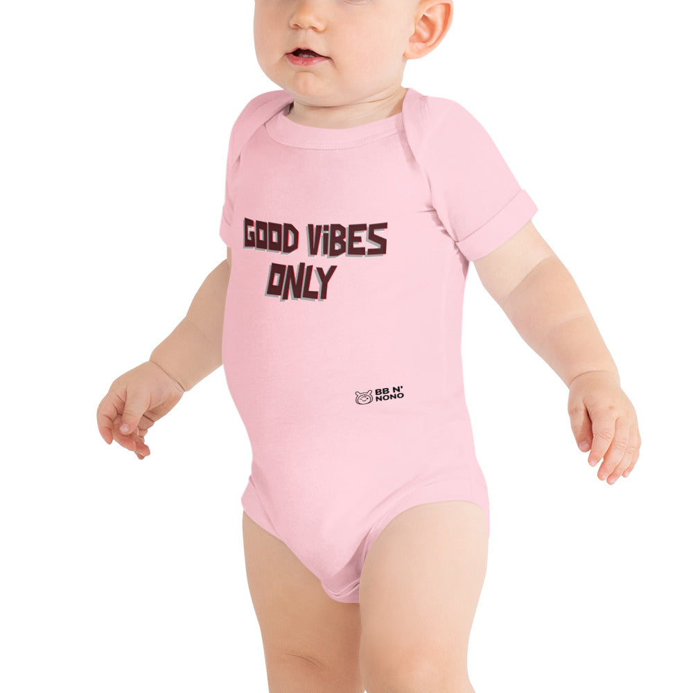 Good vibes only - Baby short sleeve one piece