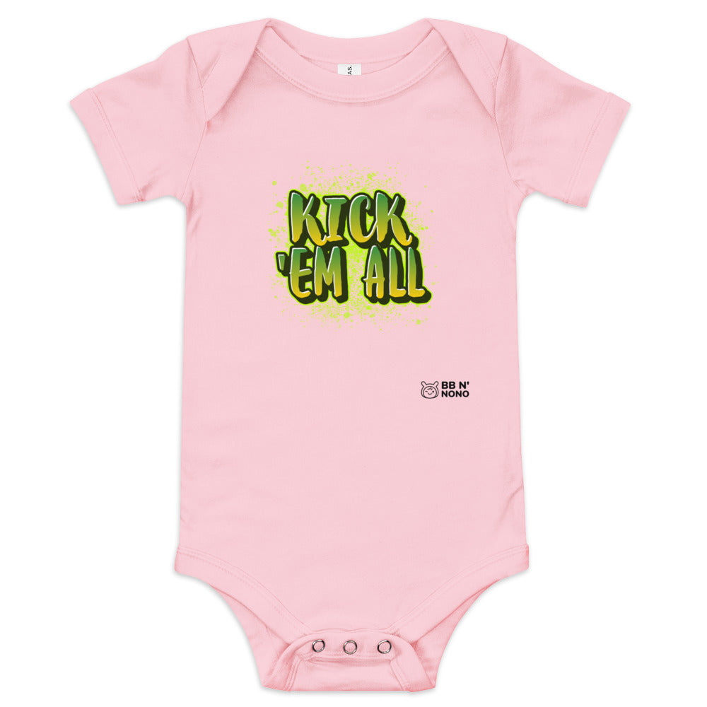 Kick'em all - Baby short sleeve one piece