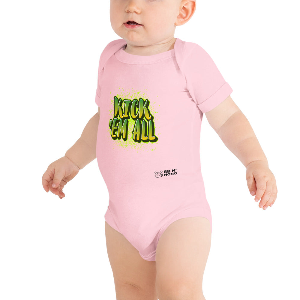 Kick'em all - Baby short sleeve one piece