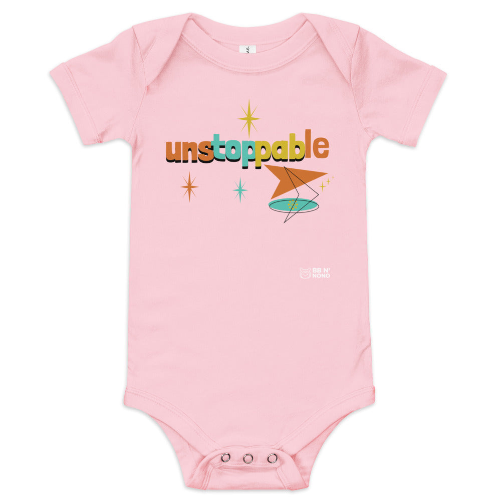 Unstoppable - Baby short sleeve one piece