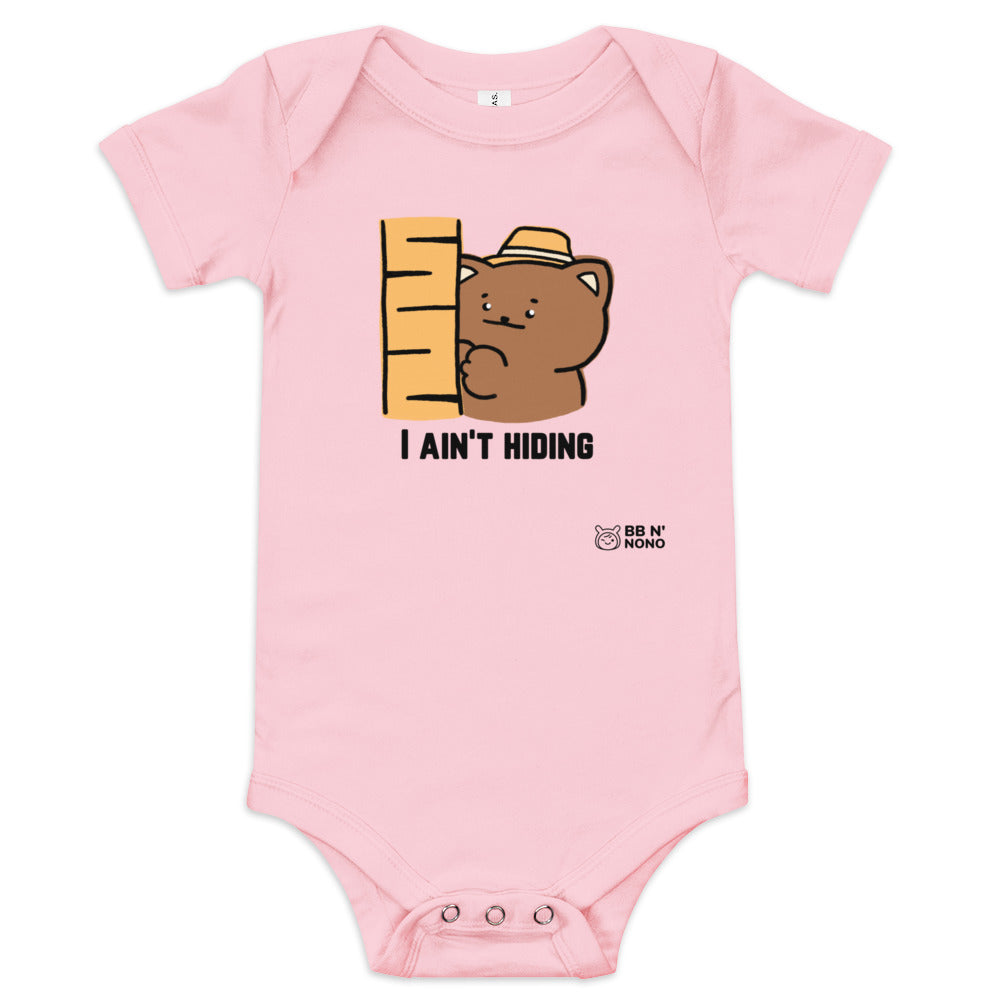 I ain't hiding - Baby short sleeve one piece