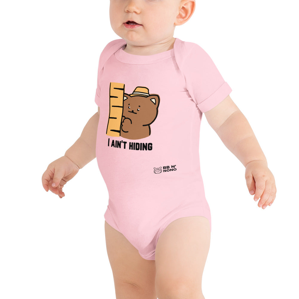 I ain't hiding - Baby short sleeve one piece