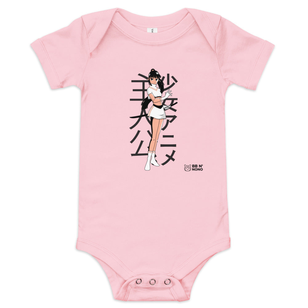 Magical girl V2 - Baby short sleeve one piece