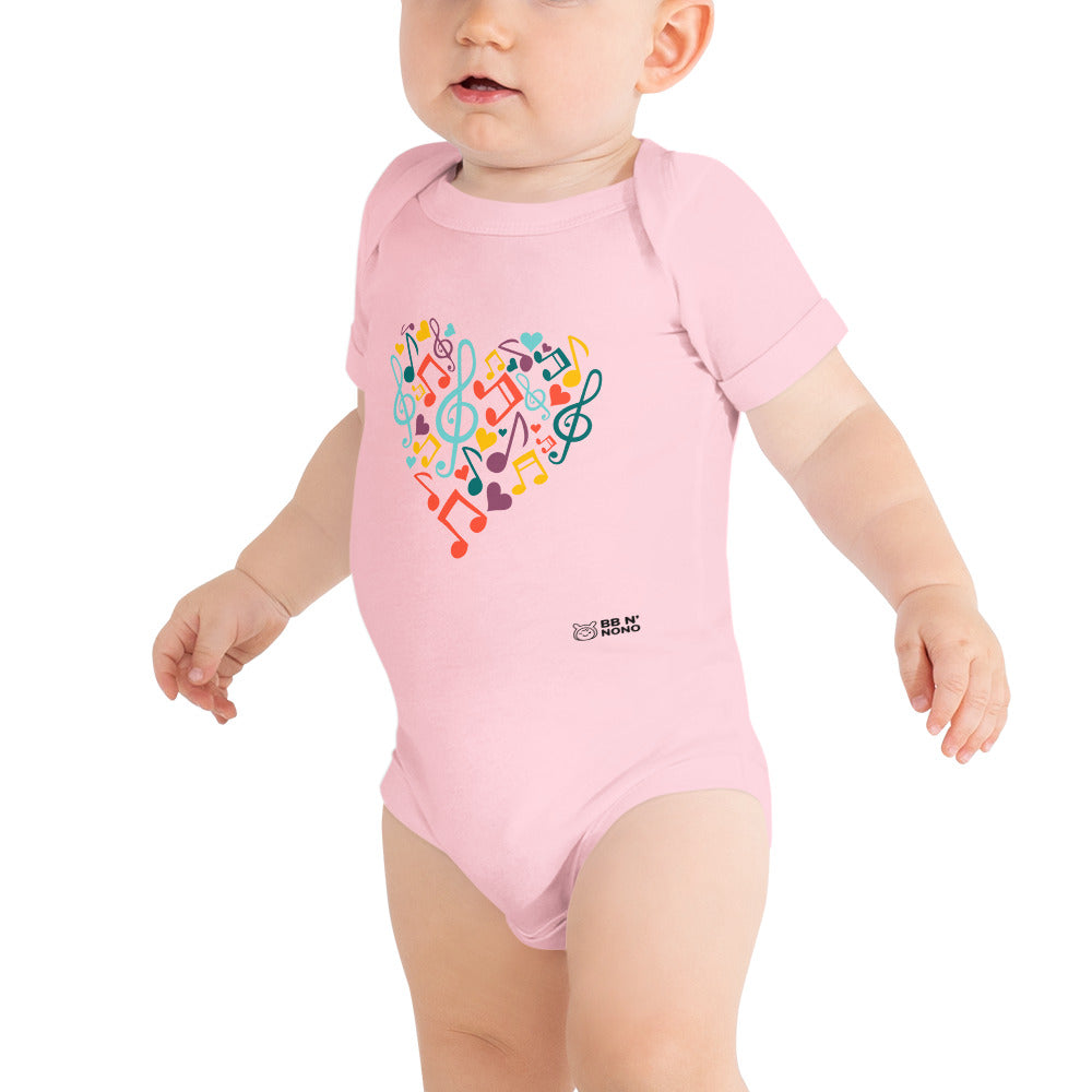 Symphonic Love Notes - Baby short sleeve one piece