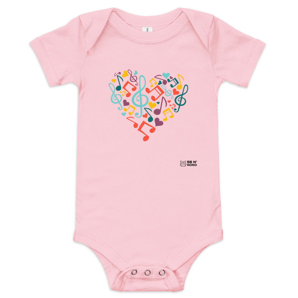 Symphonic Love Notes - Baby short sleeve one piece