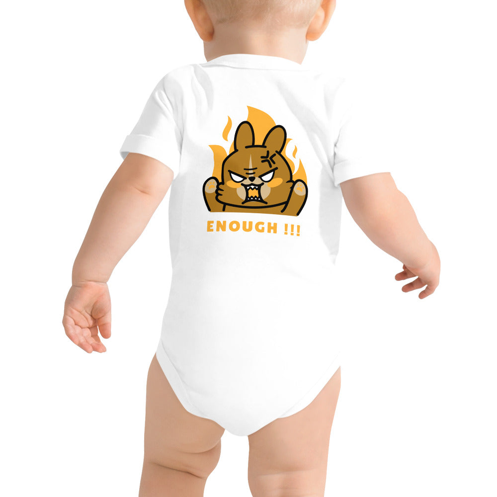 Enough!! - Baby short sleeve one piece