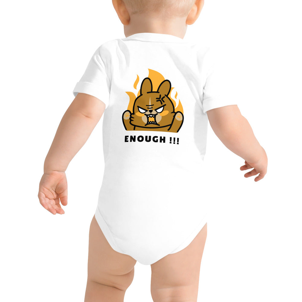 Enough!! - Baby short sleeve one piece