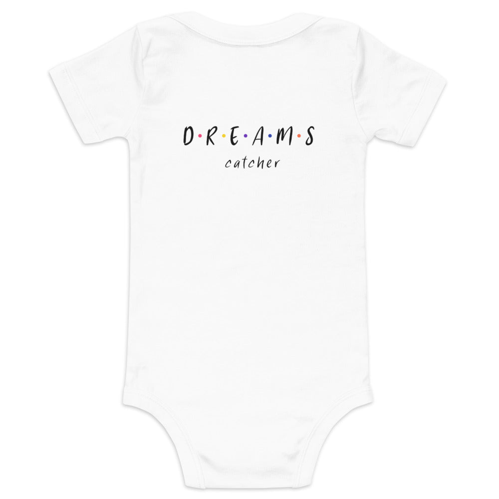 Dreams catcher - Baby short sleeve one piece (back print)