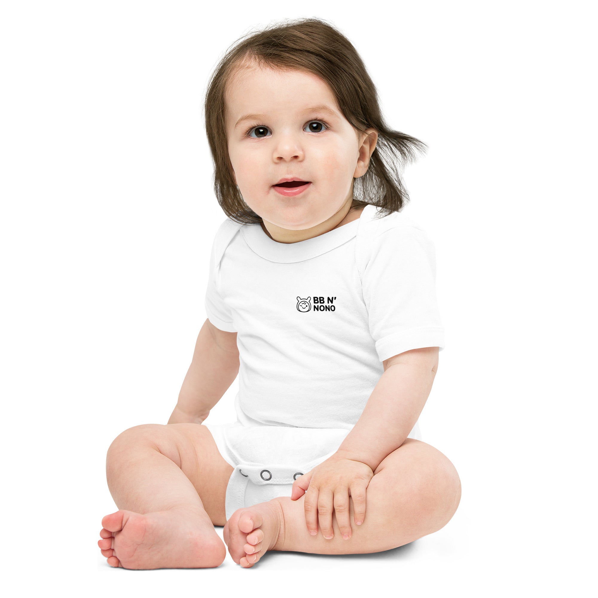 Apple - Baby short sleeve one piece (back print)