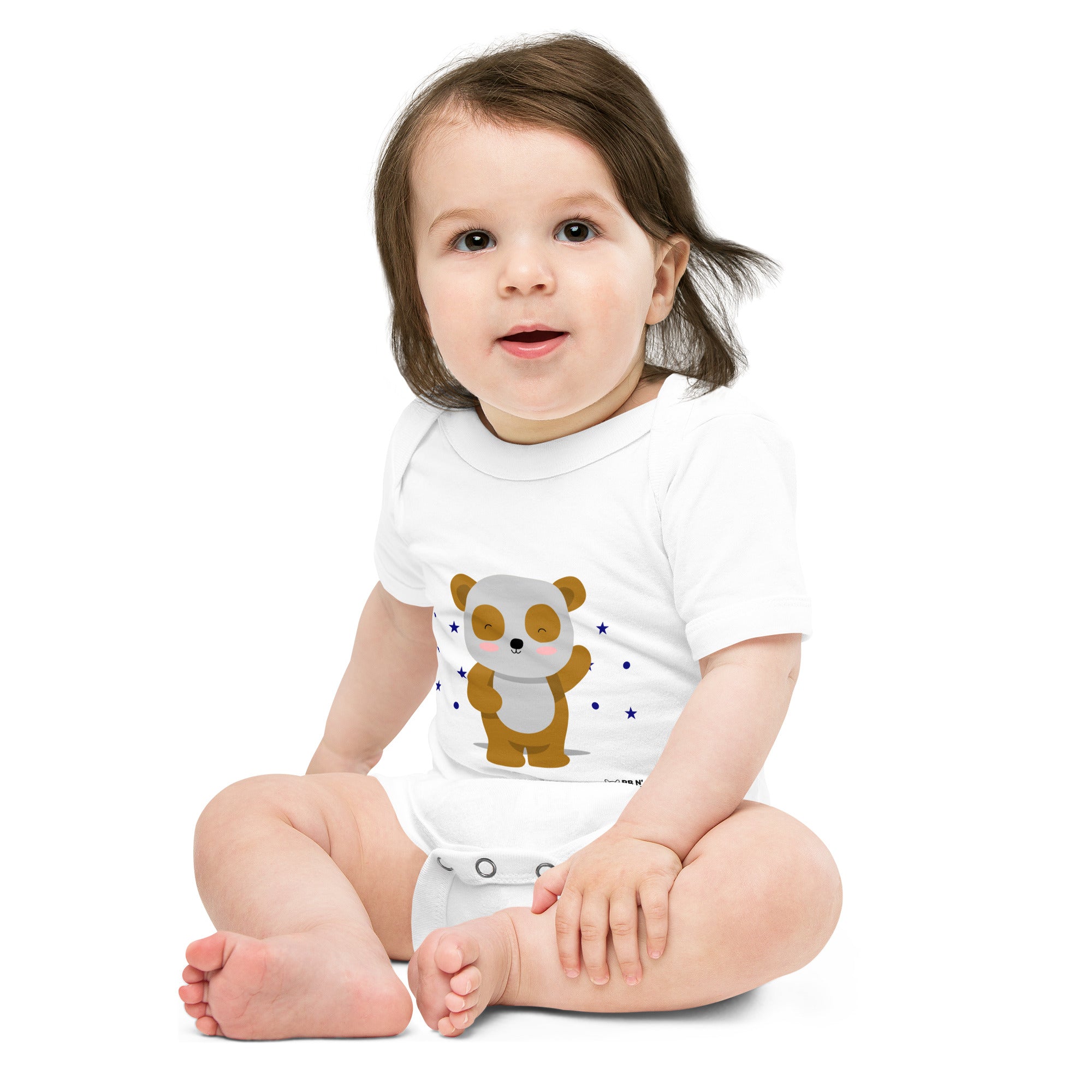 Sweet bear v1 - Baby short sleeve one piece