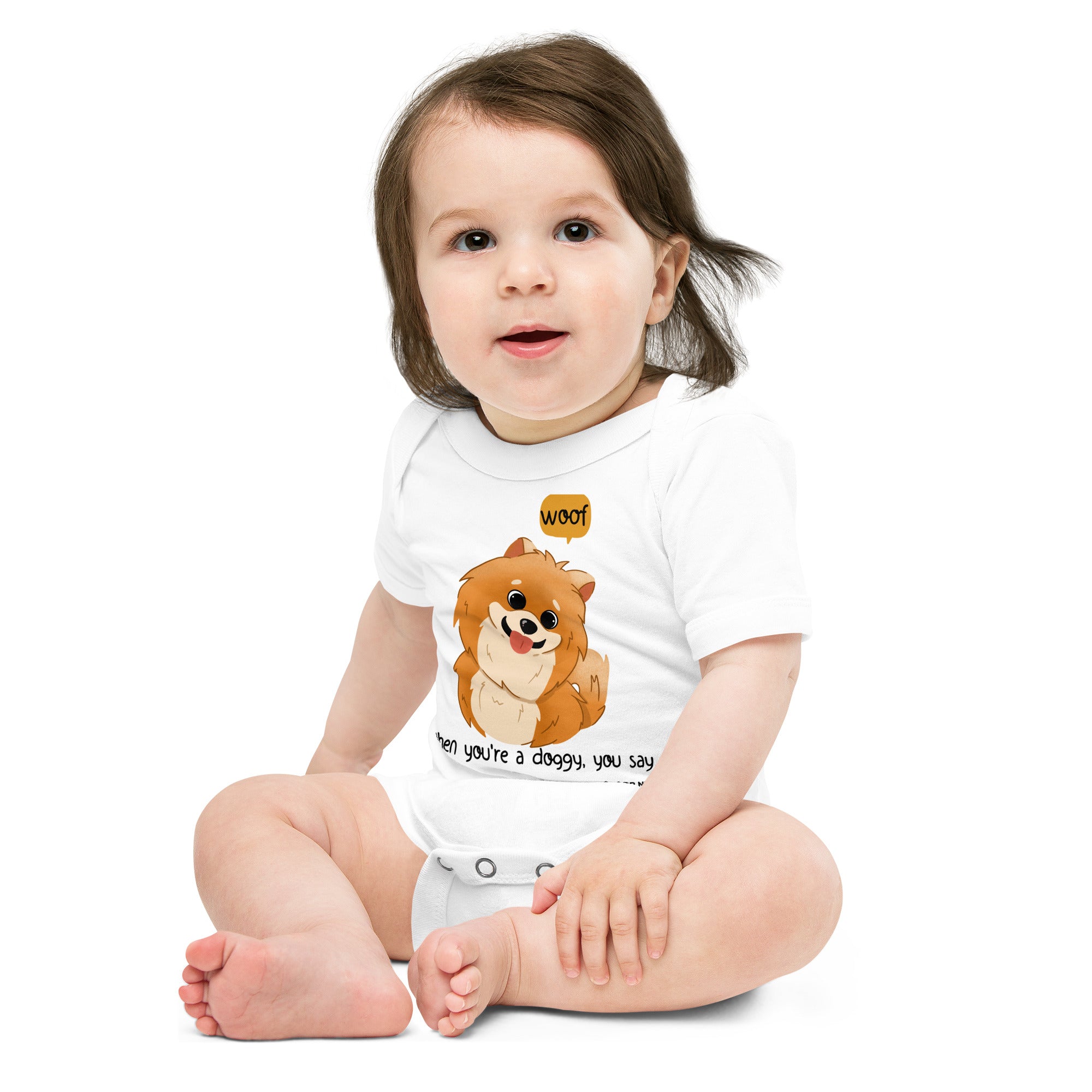 Woof - Baby short sleeve one piece