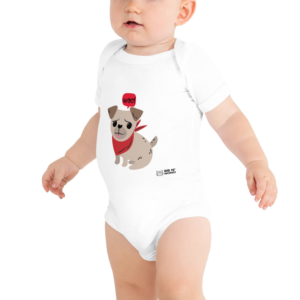 Woof v2 - Baby short sleeve one piece