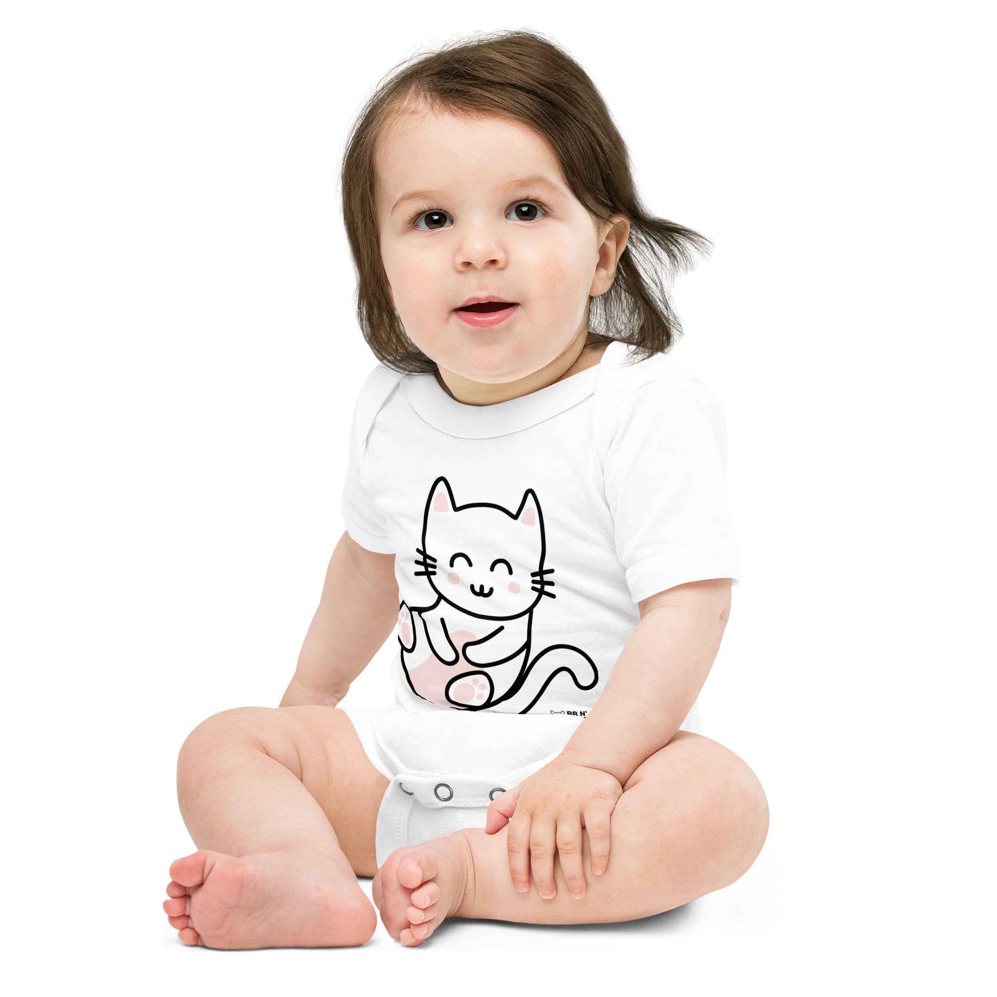 Meow V3 - Baby short sleeve one piece