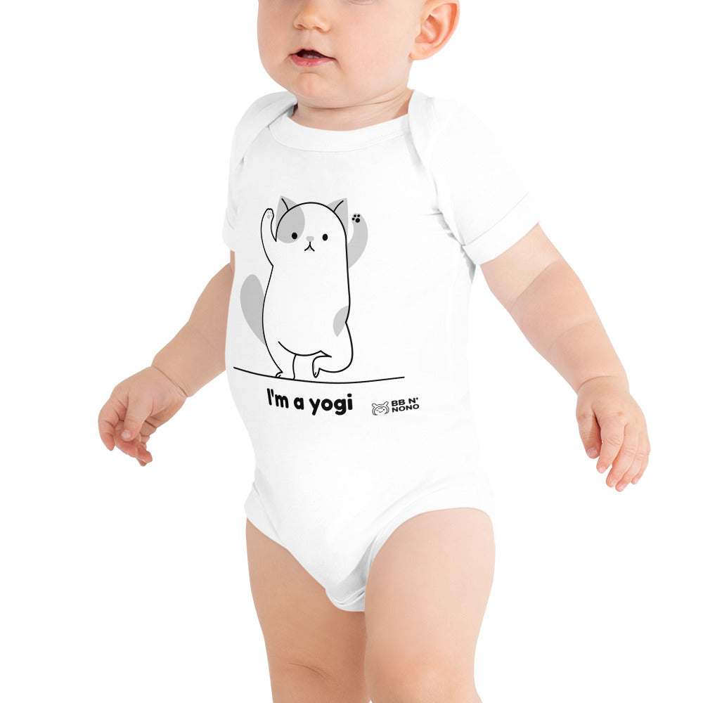 Meow Yogi - Baby short sleeve one piece