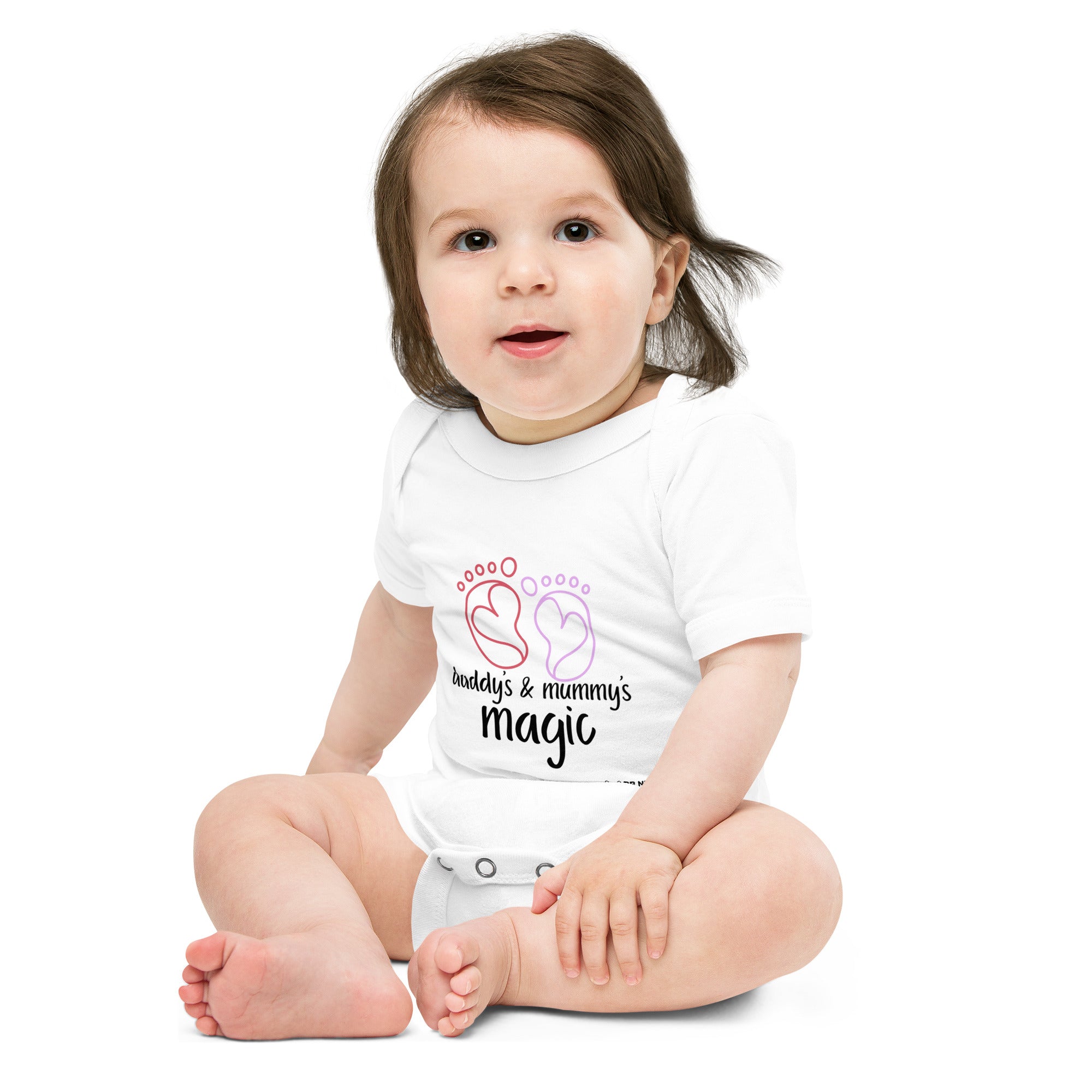 Daddy & Mummy's Magic - Baby short sleeve one piece