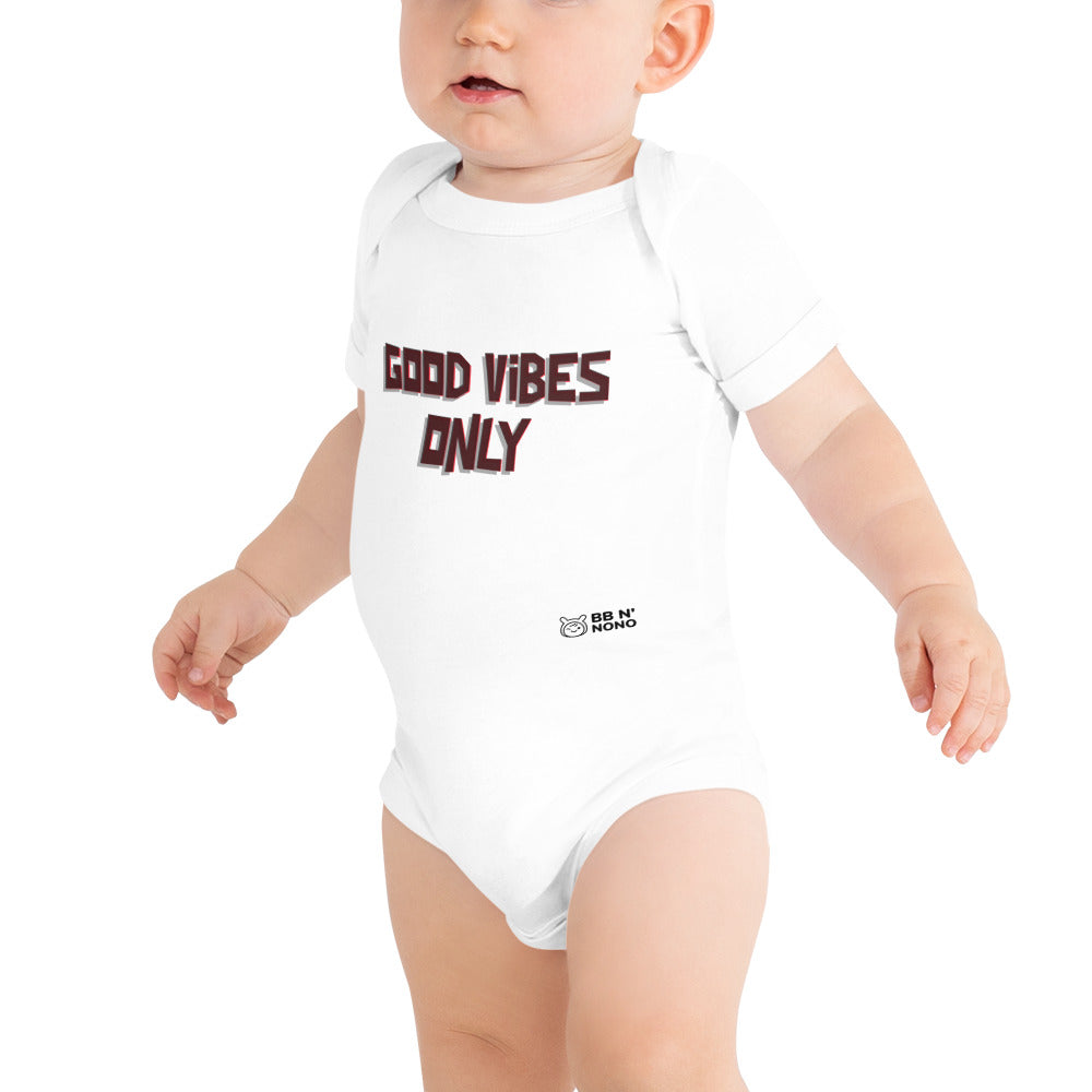 Good vibes only - Baby short sleeve one piece