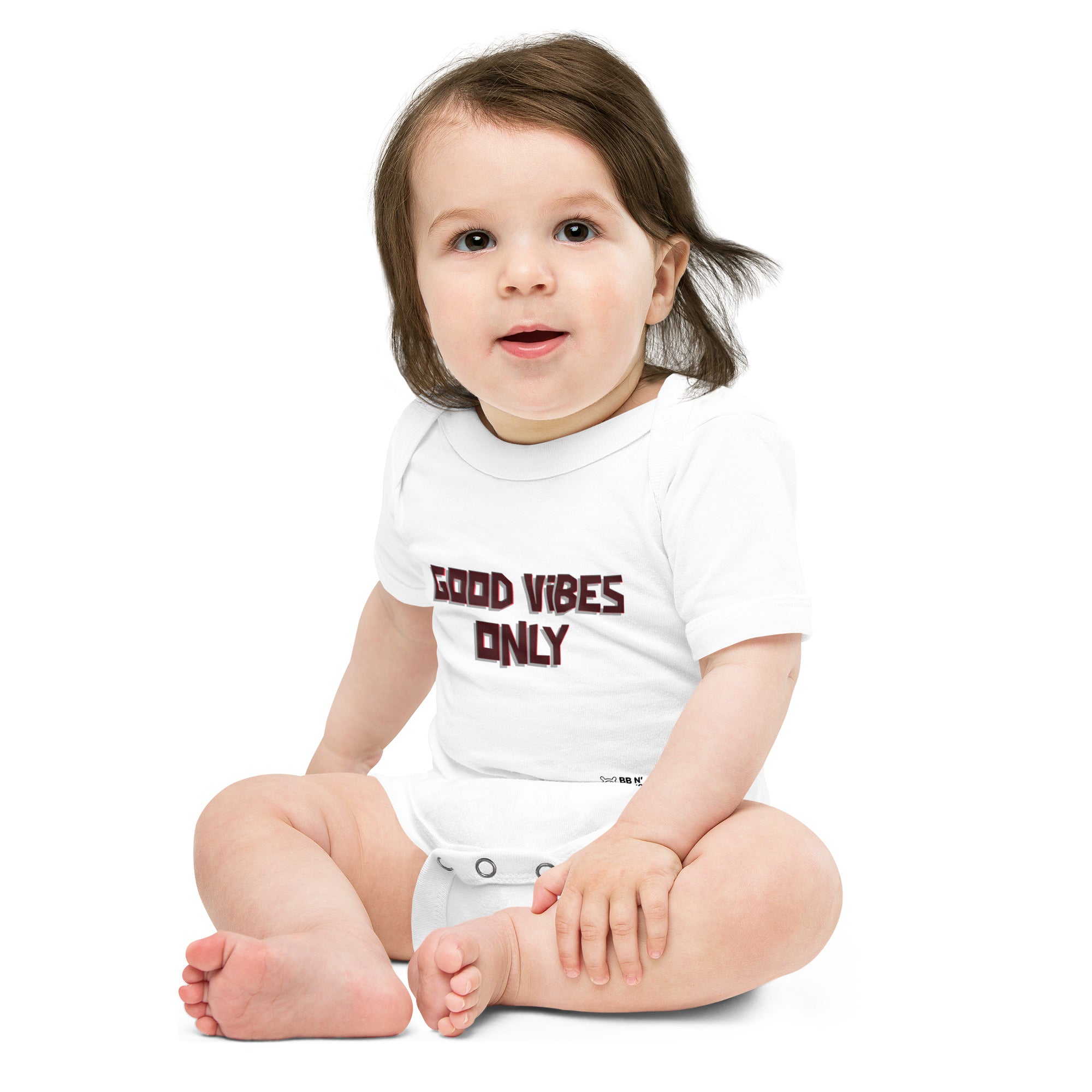 Good vibes only - Baby short sleeve one piece