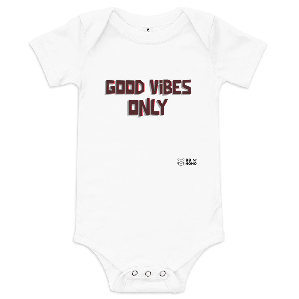 Good vibes only - Baby short sleeve one piece