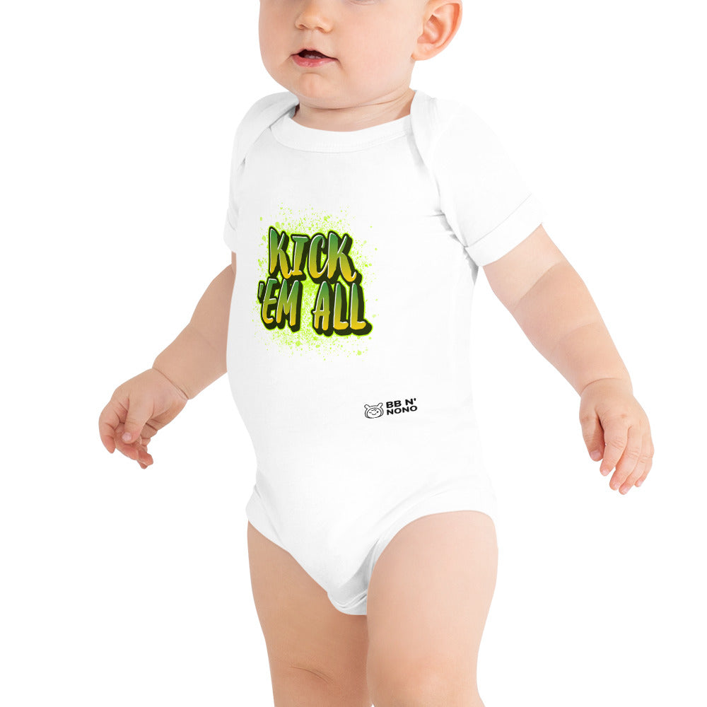 Kick'em all - Baby short sleeve one piece