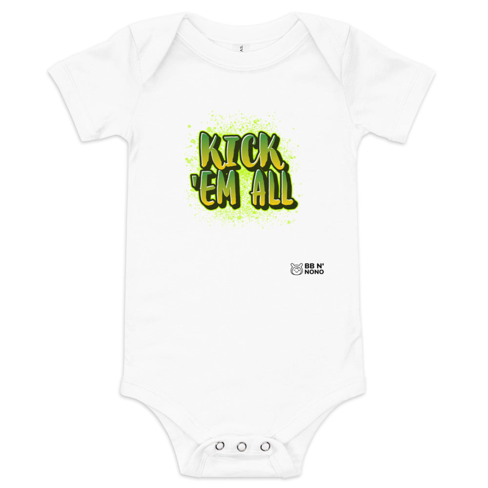 Kick'em all - Baby short sleeve one piece