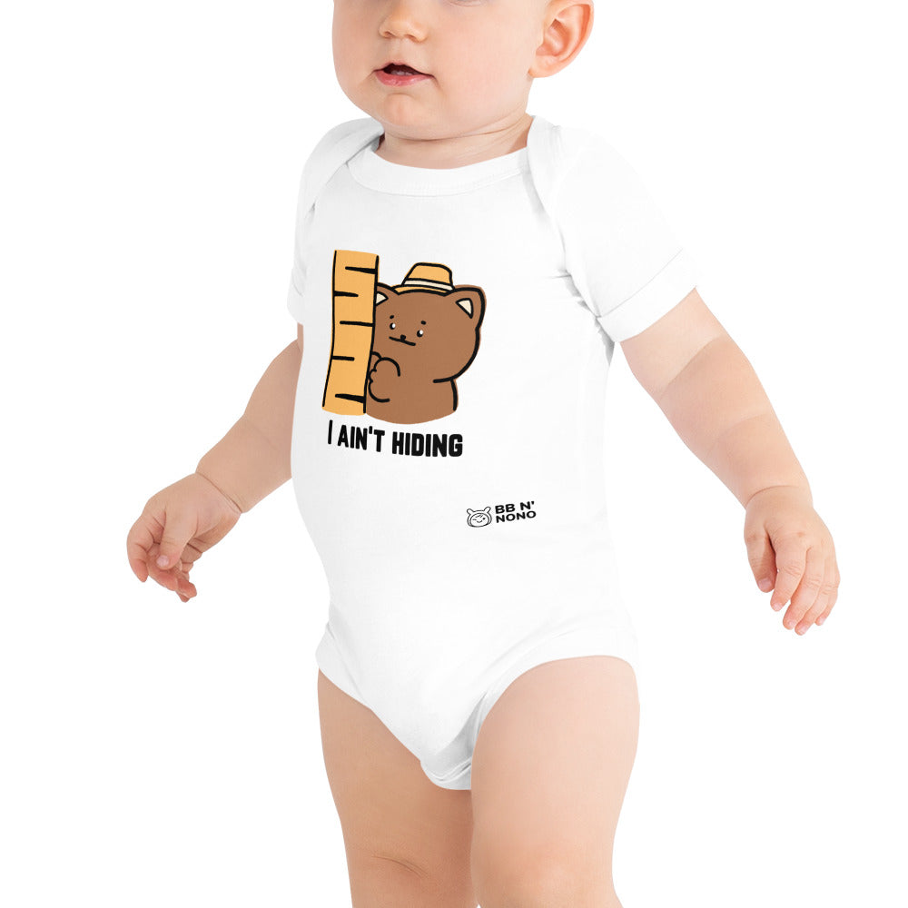 I ain't hiding - Baby short sleeve one piece