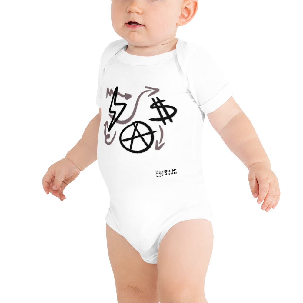 $ = $ - Baby short sleeve one piece