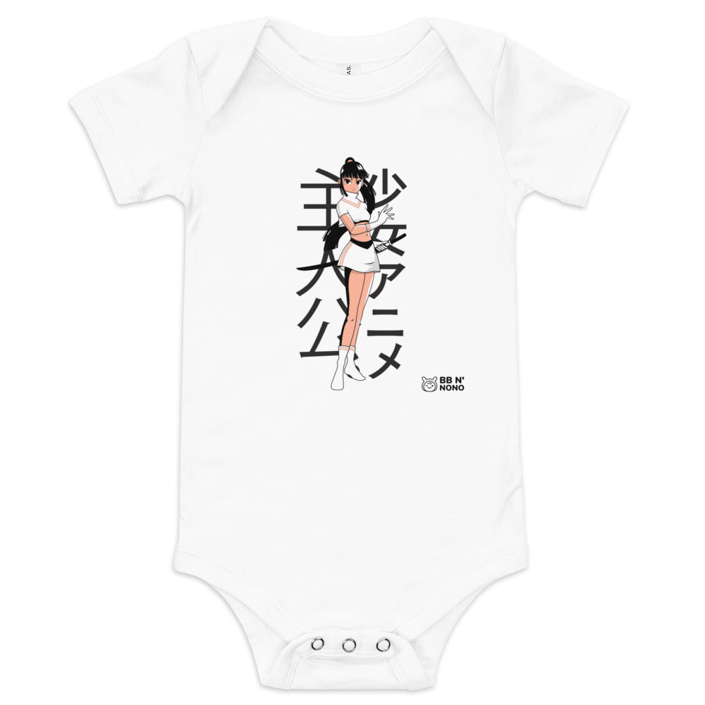 Magical girl V2 - Baby short sleeve one piece