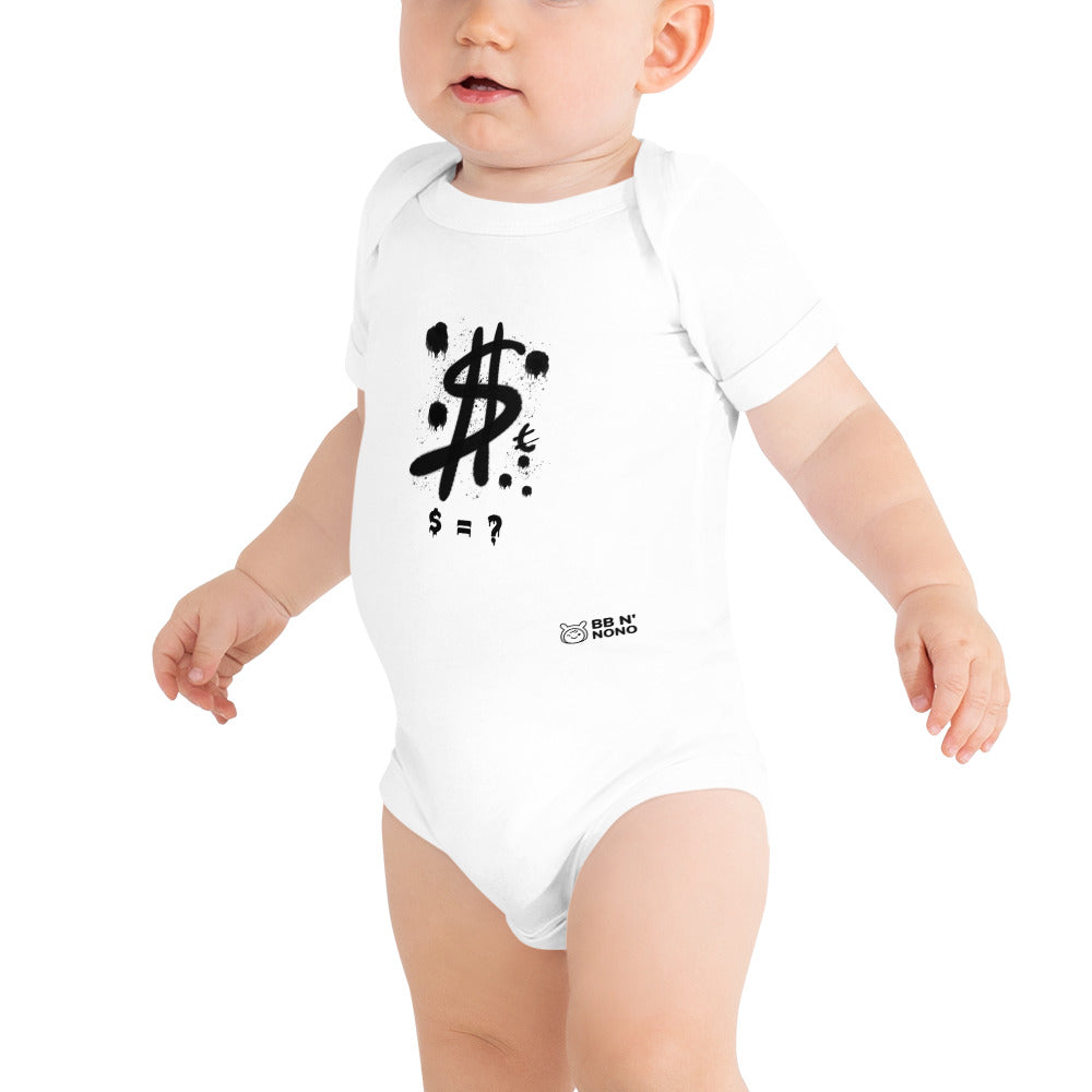 $ = ? - Baby short sleeve one piece