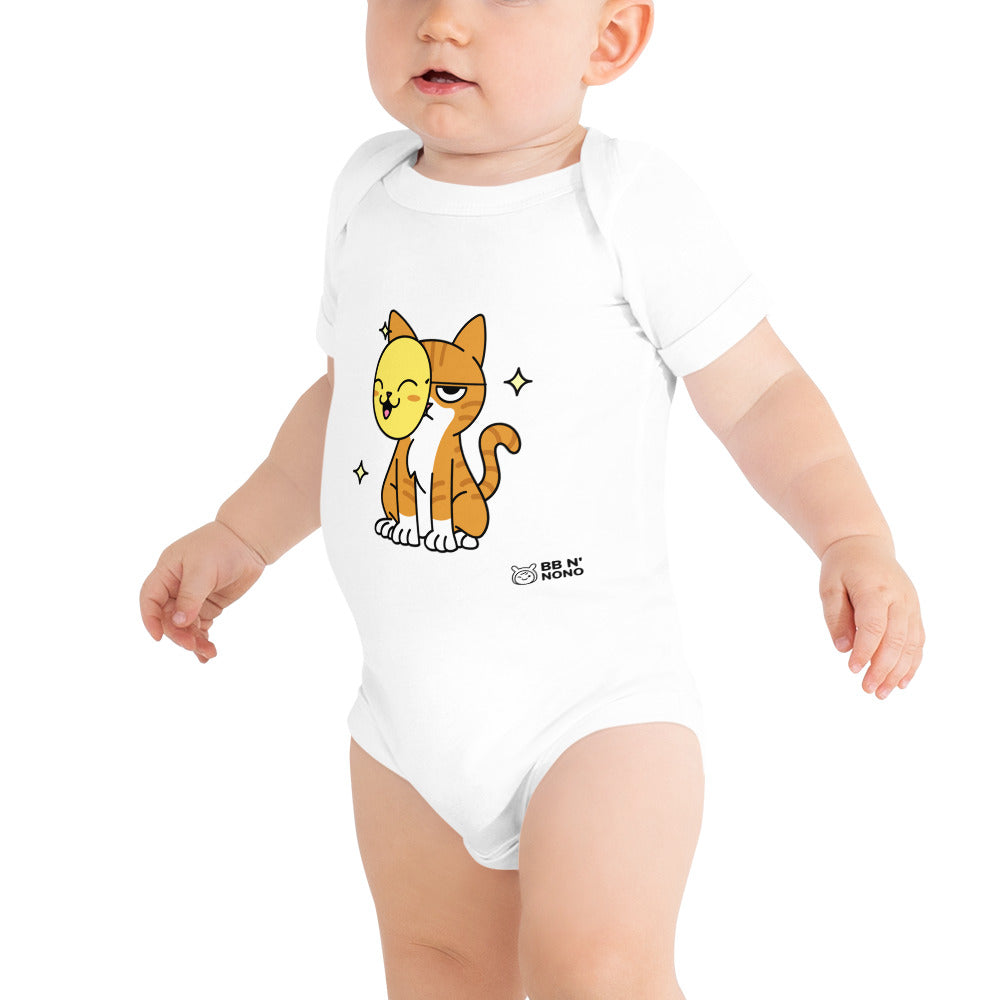 Meow at work - Baby short sleeve one piece