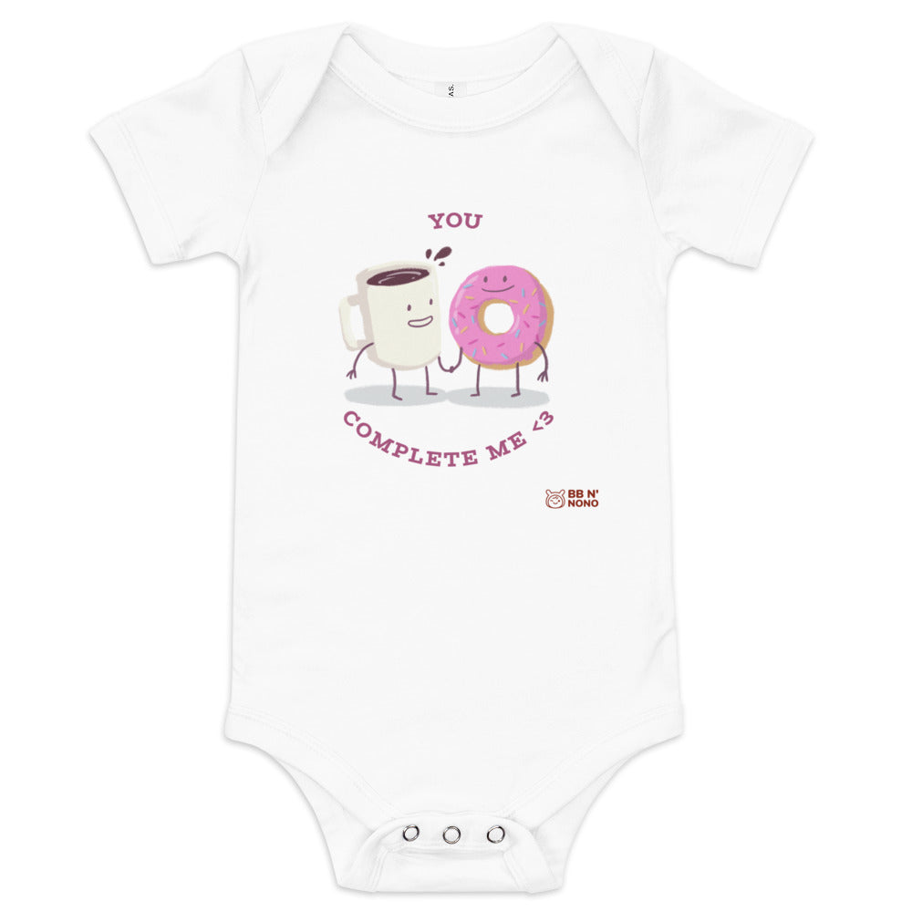 You complete me - Baby short sleeve one piece