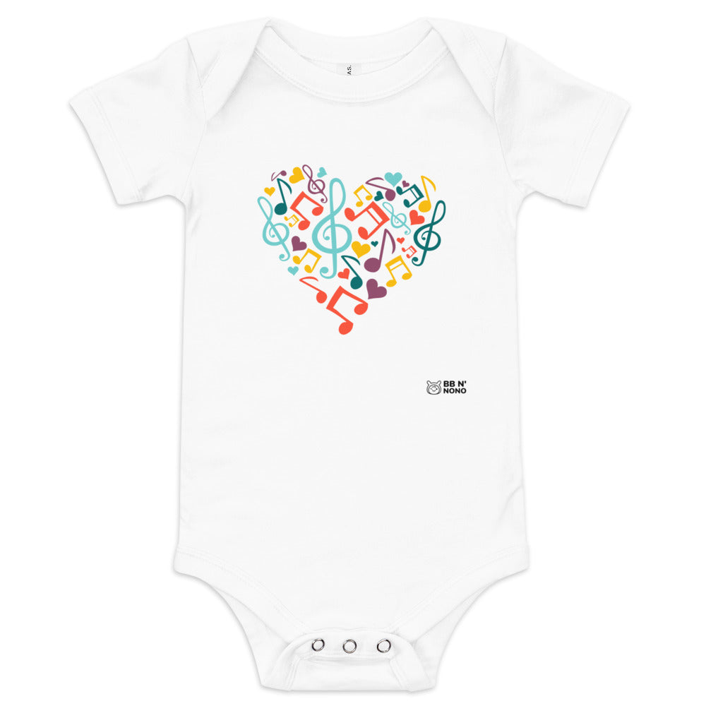 Symphonic Love Notes - Baby short sleeve one piece