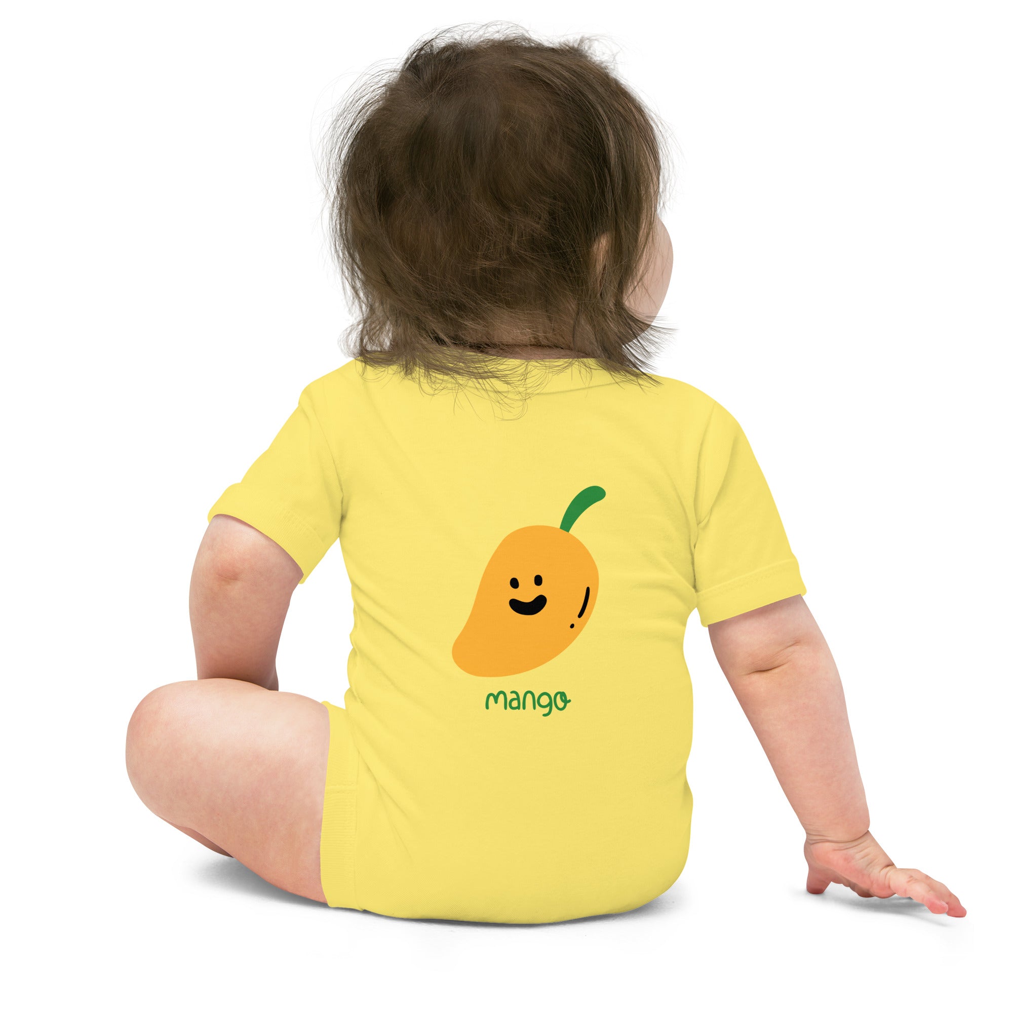 Mango - Baby short sleeve one piece (back print)