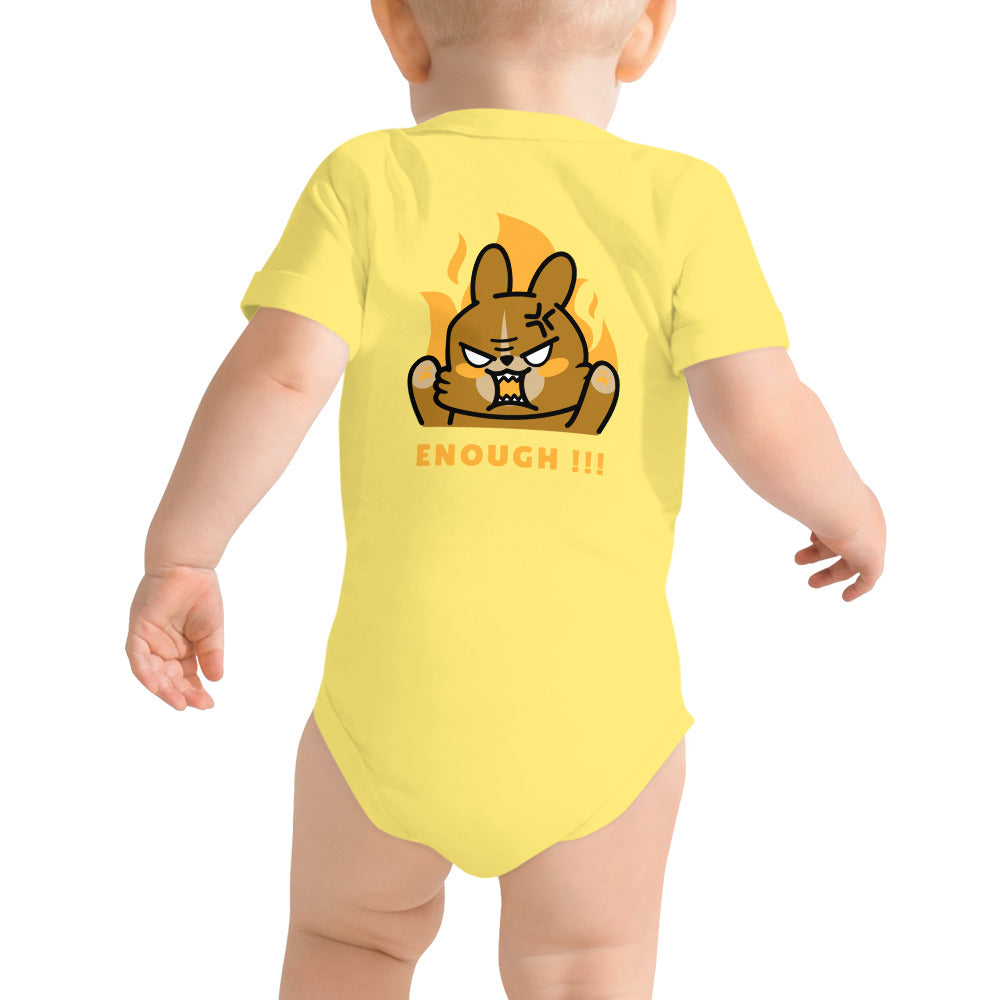 Enough!! - Baby short sleeve one piece