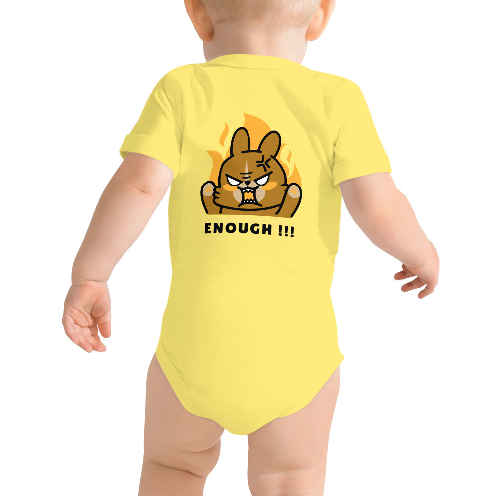 Enough!! - Baby short sleeve one piece