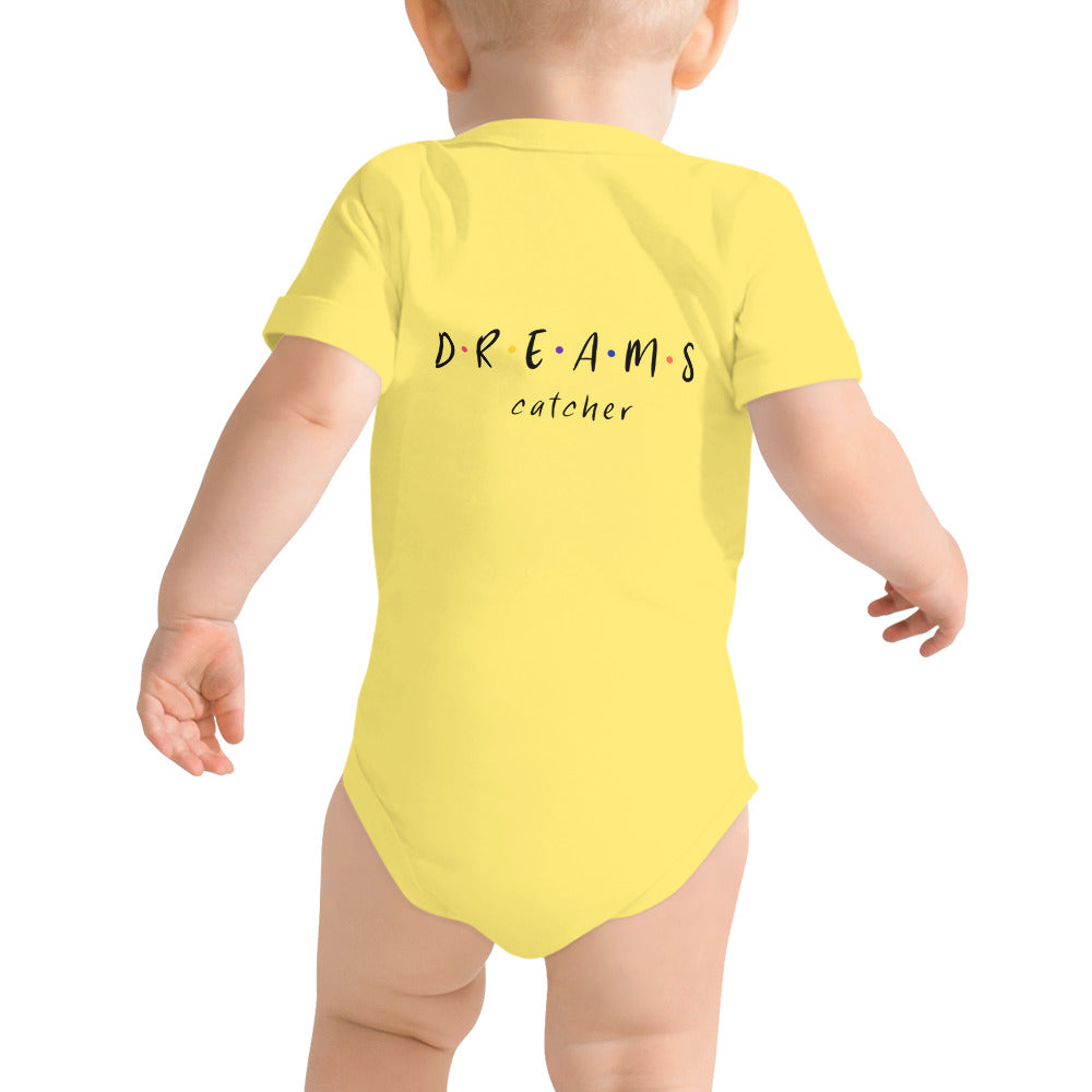 Dreams catcher - Baby short sleeve one piece (back print)