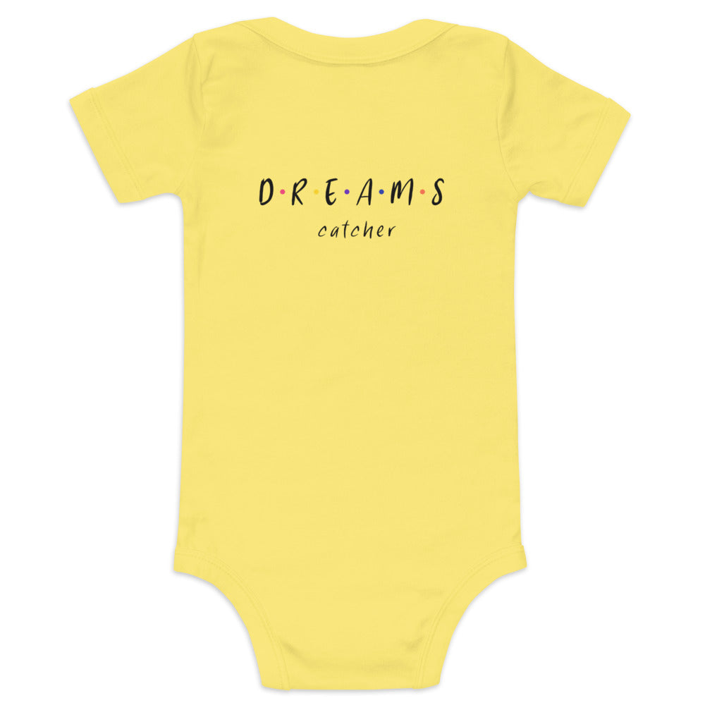 Dreams catcher - Baby short sleeve one piece (back print)