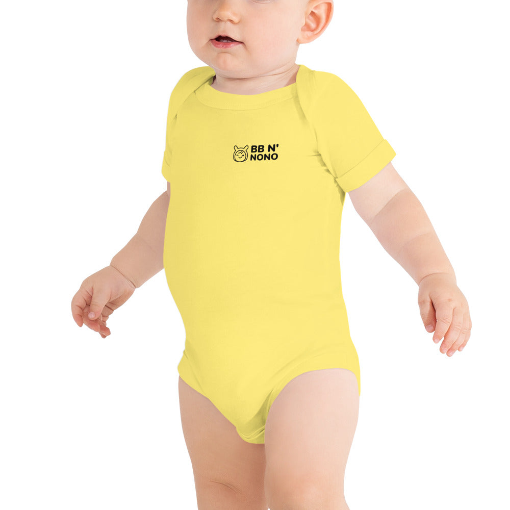 Banana - Baby short sleeve one piece (back print)