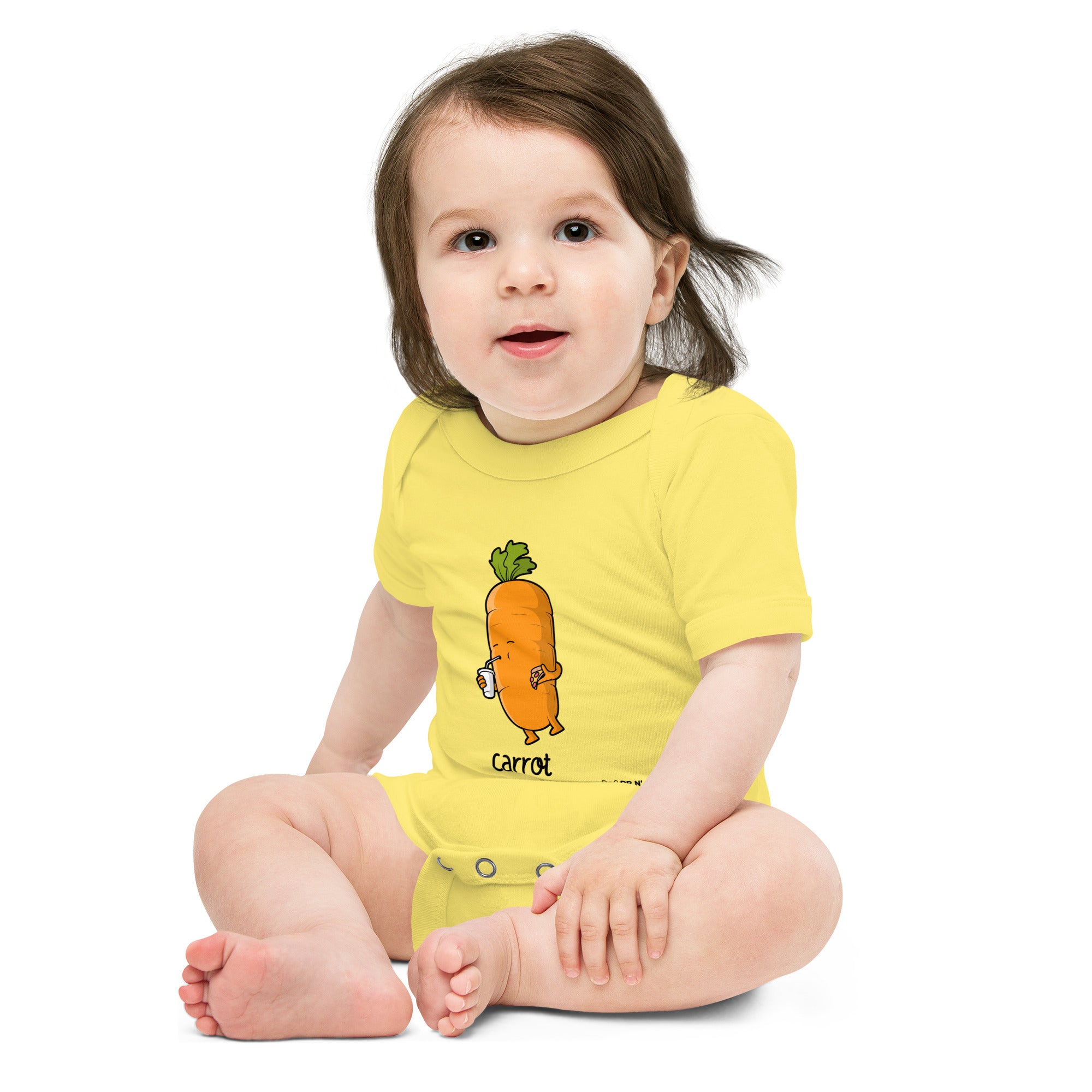 Carrot - Baby short sleeve one piece