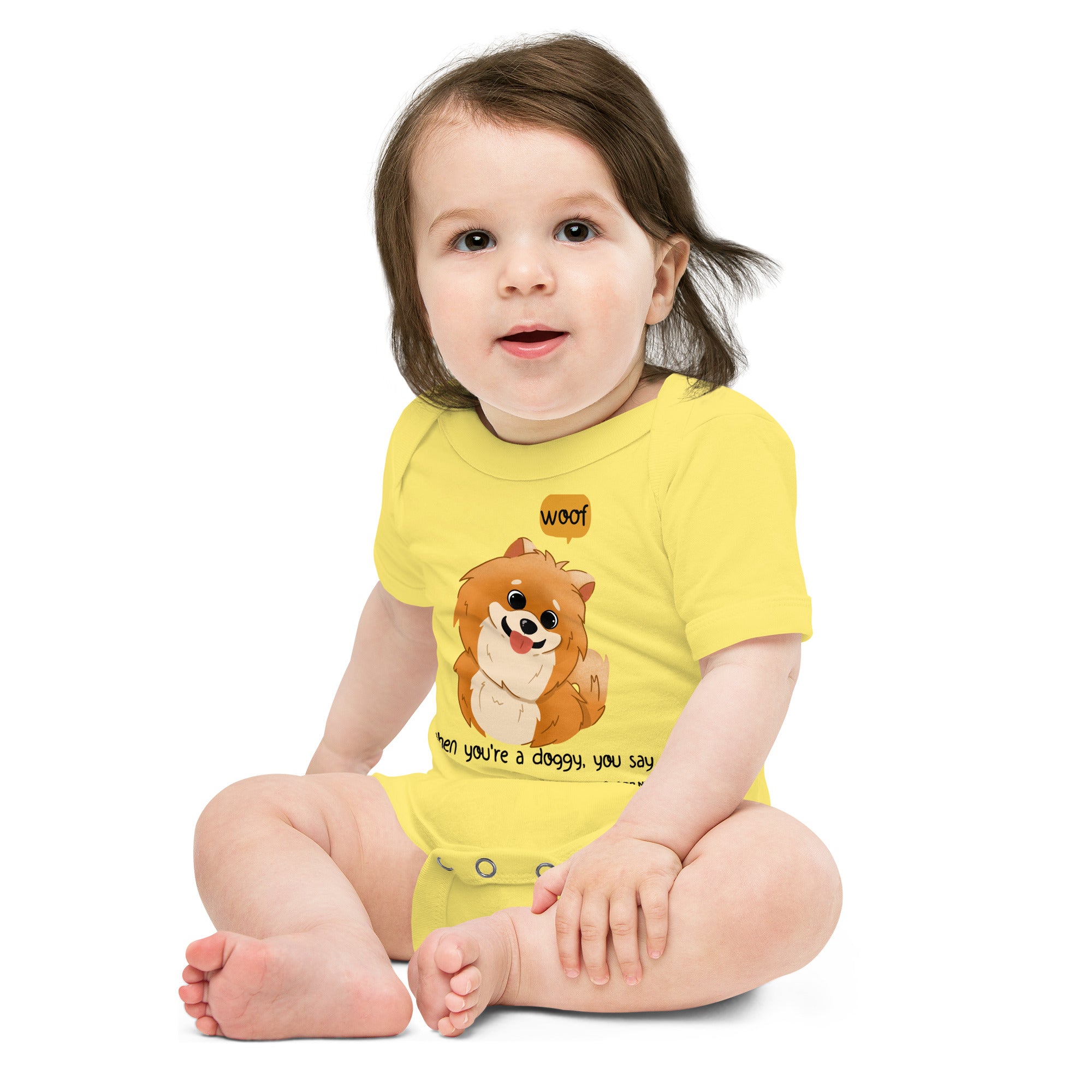 Woof - Baby short sleeve one piece