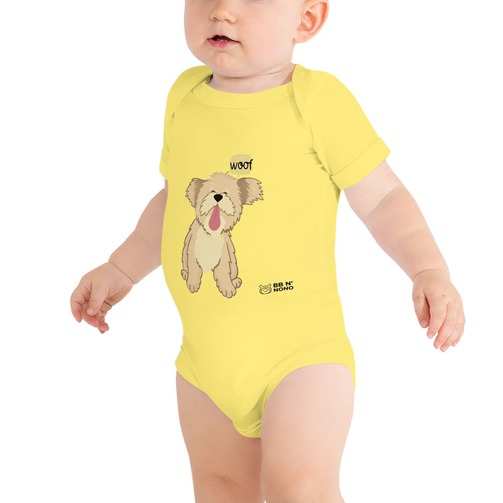 Woof v1 - Baby short sleeve one piece