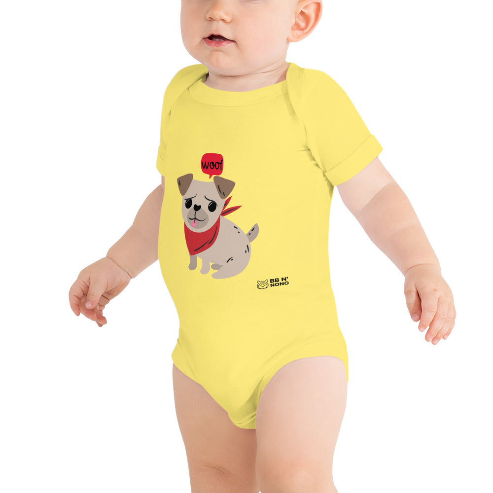 Woof v2 - Baby short sleeve one piece