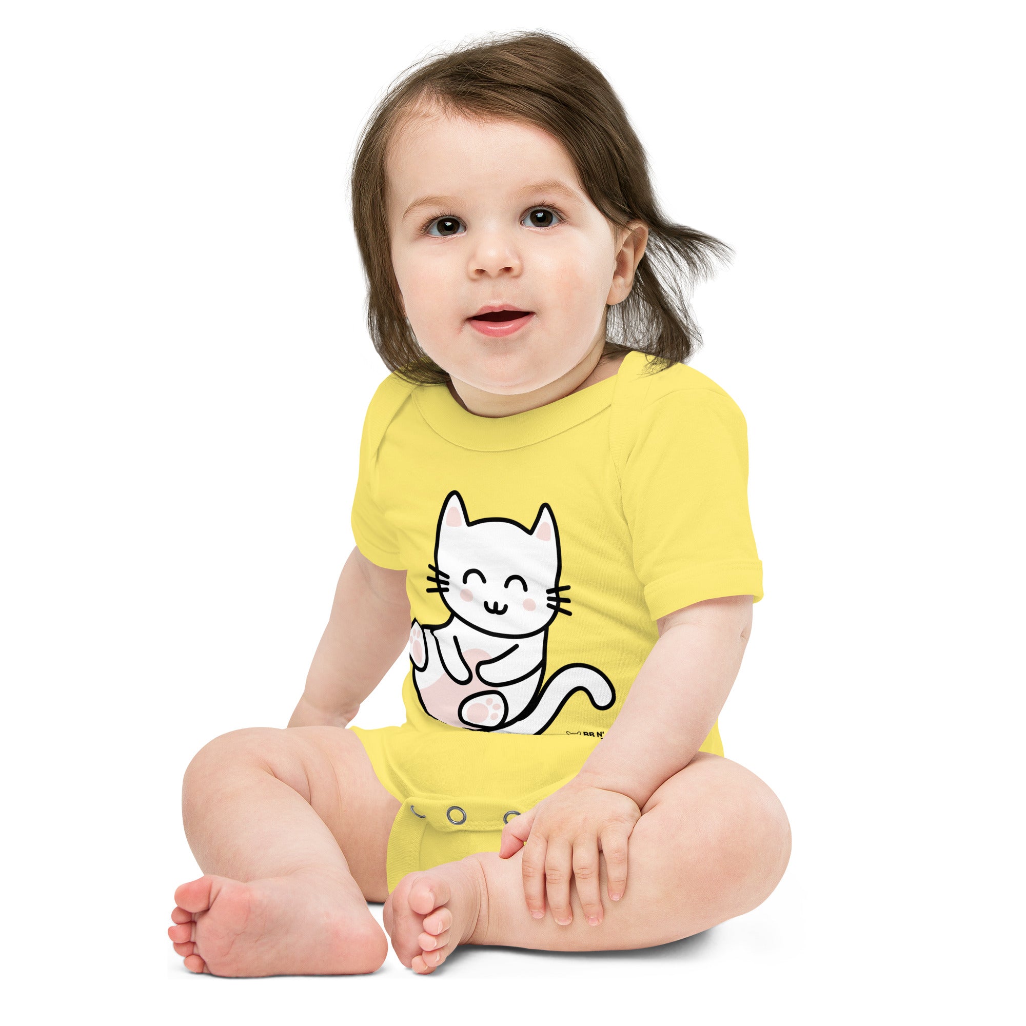 Meow V3 - Baby short sleeve one piece