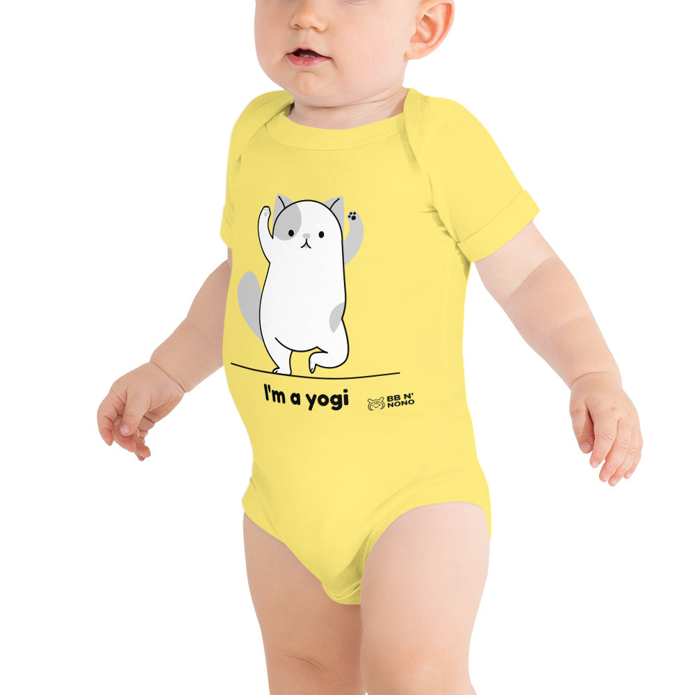 Meow Yogi - Baby short sleeve one piece