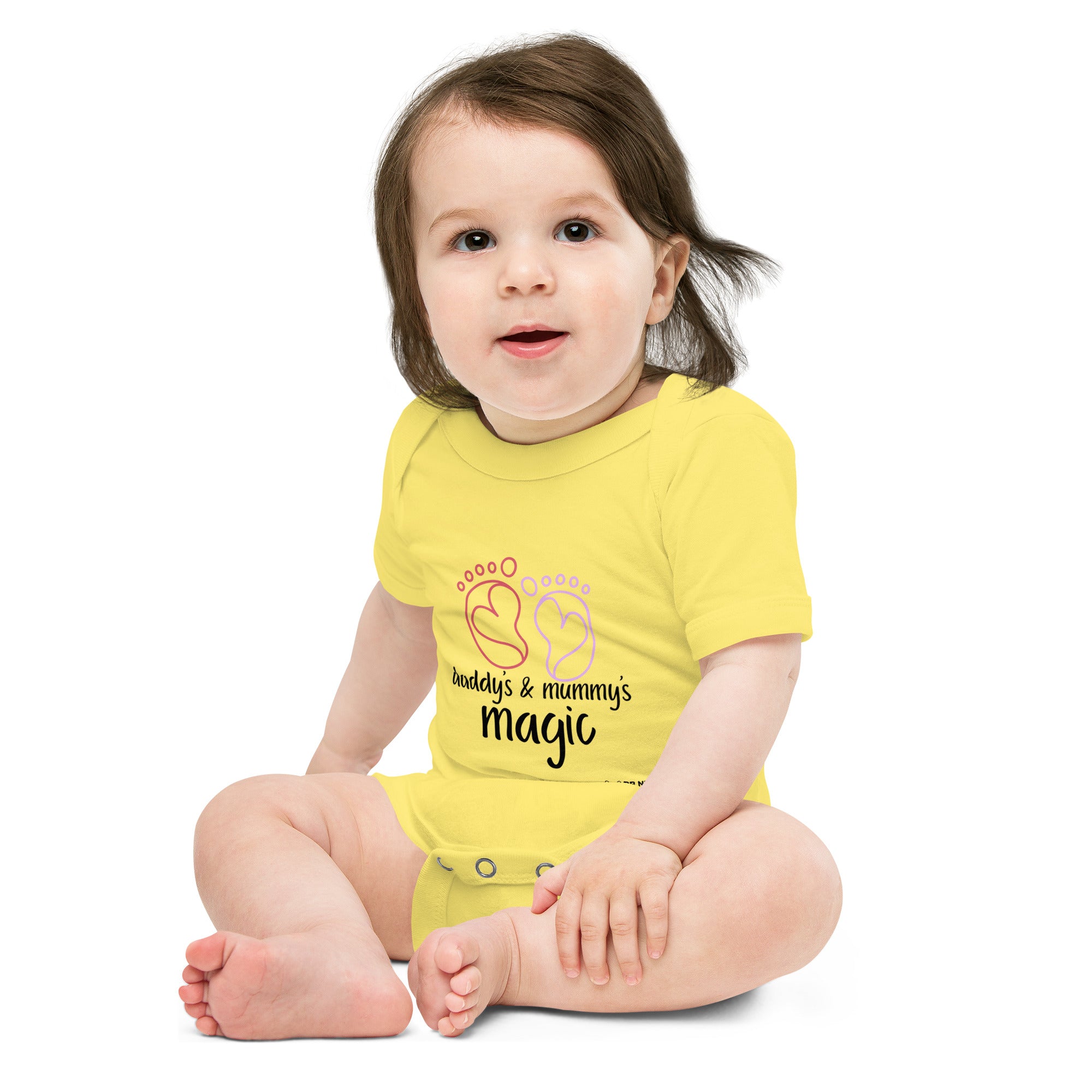 Daddy & Mummy's Magic - Baby short sleeve one piece