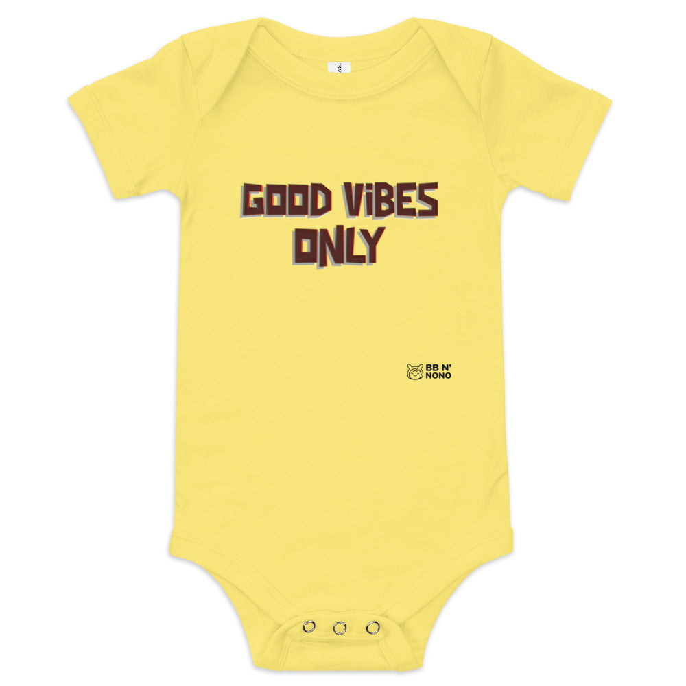 Good vibes only - Baby short sleeve one piece