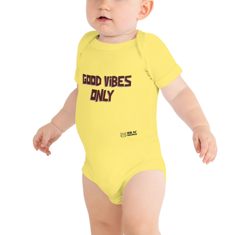 Good vibes only - Baby short sleeve one piece